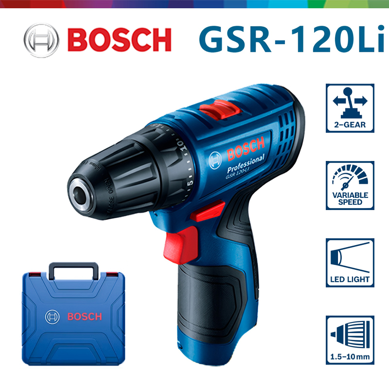 Power Tools Cordless - Wiertarko-wkrętarka akumulatorowa Bosch GSR 120-LI 12V,