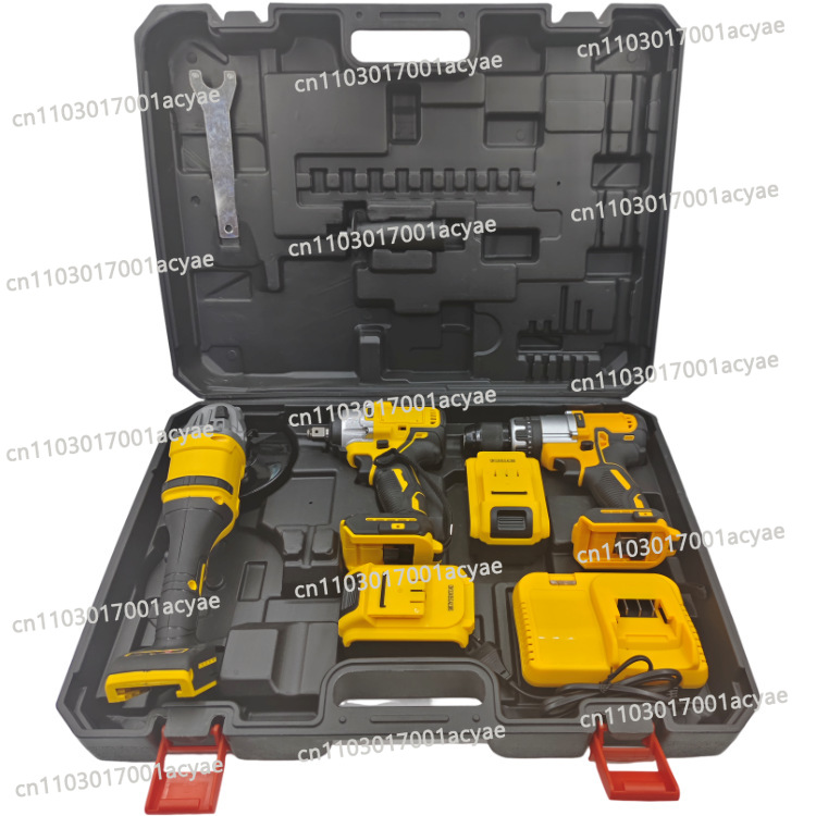Power Tools Kits - Zestaw szlifierki kątowej i wiertarki elektrycznej