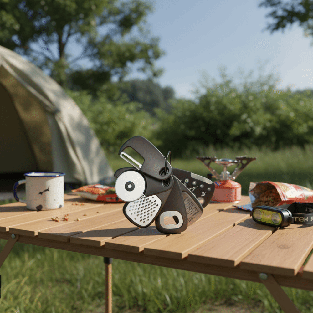 Power Tools You Need - Kompaktowy Zestaw Przyborów Kempingowych Oszczędzający Miejsce