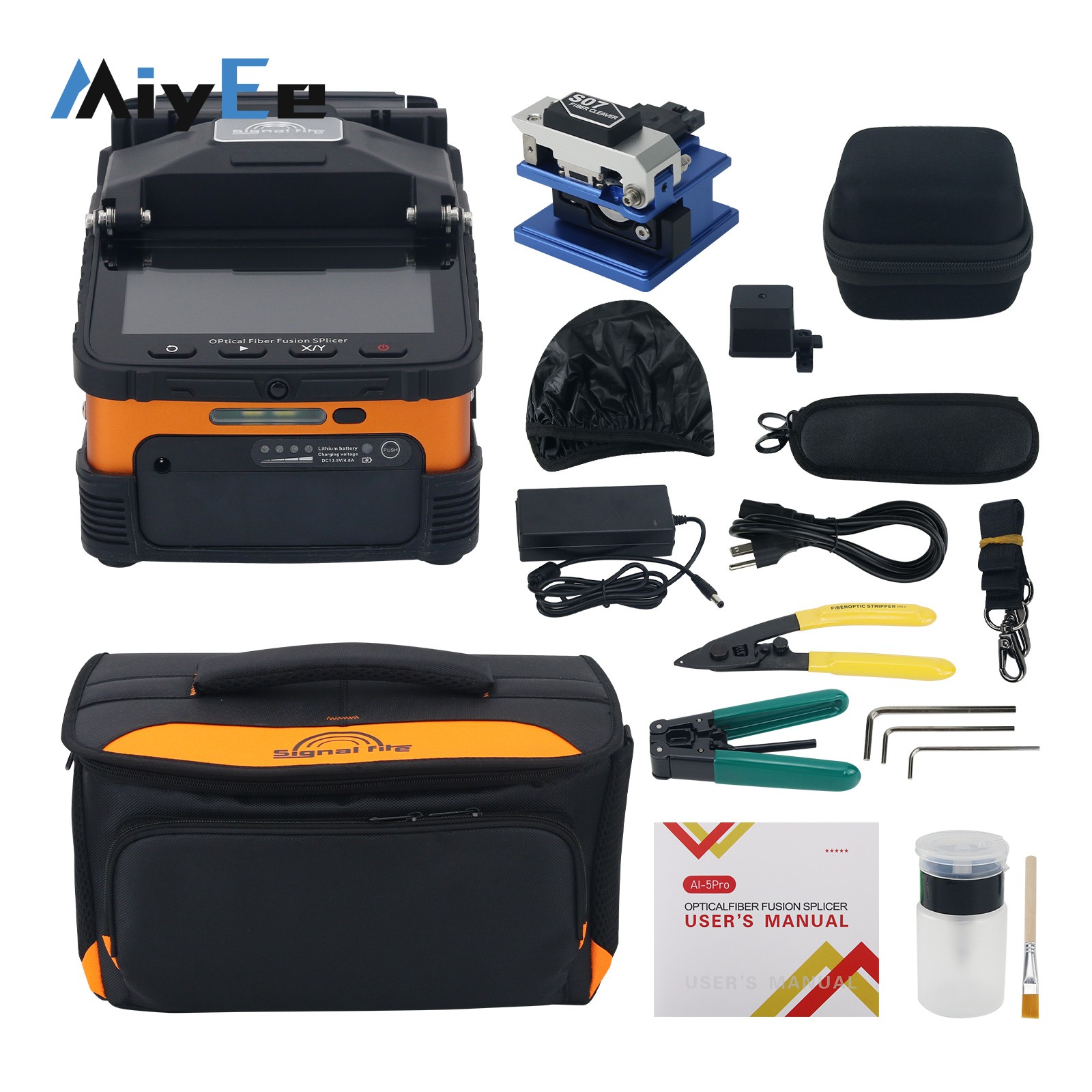 Power Tools Ai - Spawarka światłowodowa AI-5Pro, 6 silników, automatyczne