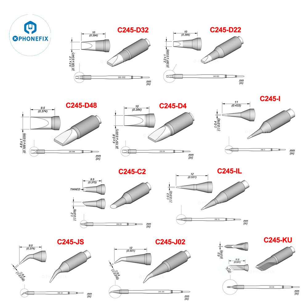 OEM C245 C470 Series Tips C245 – Power Tools Station recenzja i cena